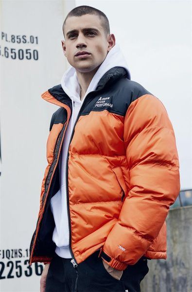 

plus size casual male outerwear patchwork color men jackets winter thick long sleeve stand collar men coats, Black;brown
