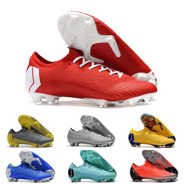 

2019 Mercurial Vapo Frenzy XII Elite FG Футбольные Бутсы Мужские Высокого Качества Fury 12 Футбольные