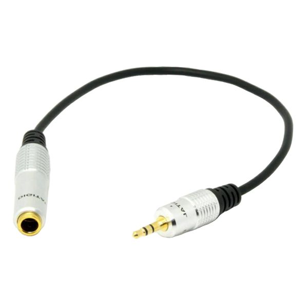 

silver audio 6.35 mm 1/4 "socket up to 3.5 mm