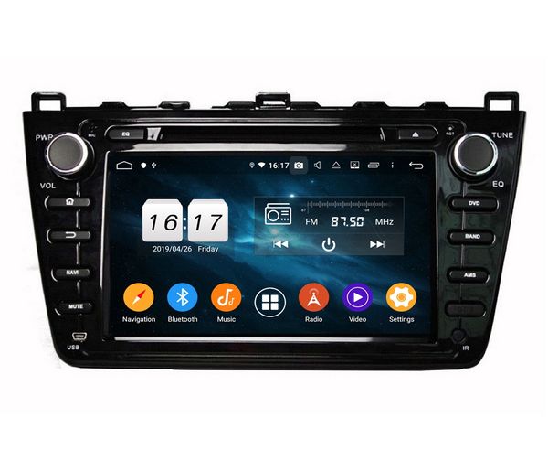 

4gb+64gb ips octa core 8" android 8.0 car dvd multimedia head unit for mazda 6 2008-2012 rds radio gps bluetooth usb mirror link