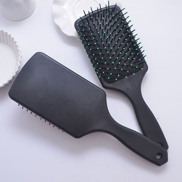 

wholesale price massage comb paddle brush antistatic combanti-static acrylic massage hairbrush comb scalp health care paddle brush, Silver