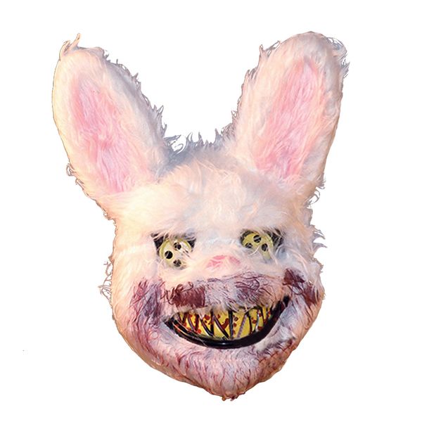 

adults halloween mask bloody teddy bear and bloody killer masquerade scary plush mask cosplay horror