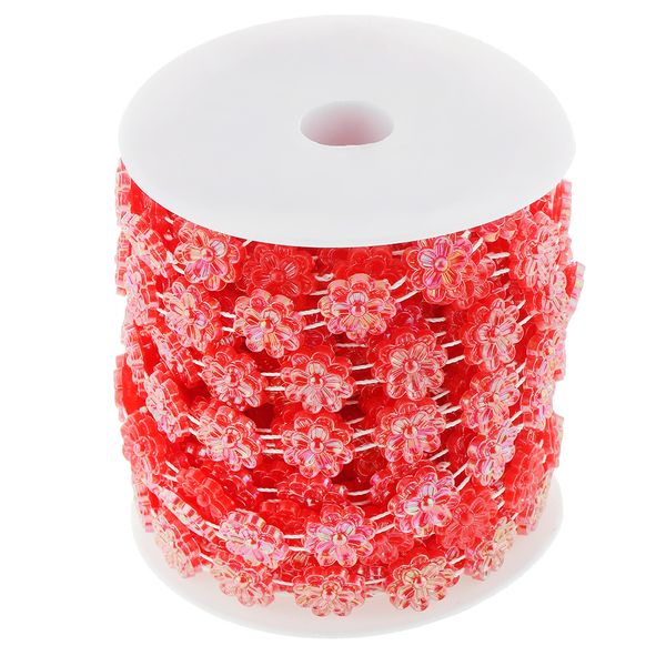 

10m plastic beads string garland wedding bouquet headpieces diy table decor