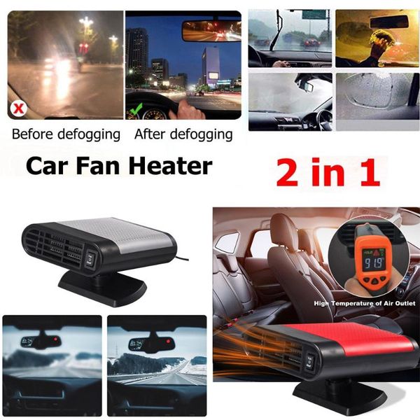 

12v150w car heater cooler dryer car interior heating cooling defogger defroster two-in-one fan heater universal