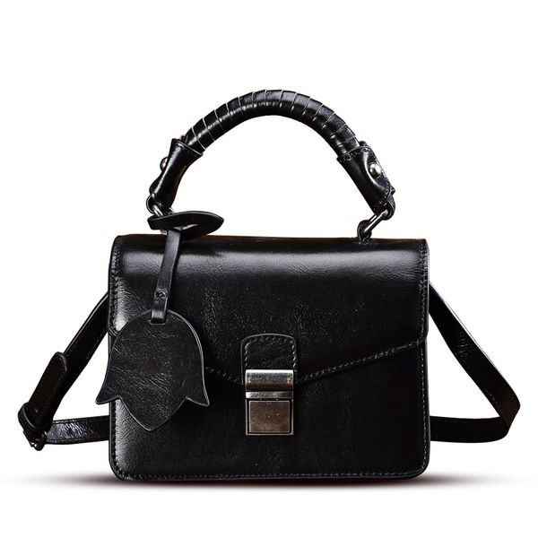 

yilunxi vintage ladies shoulder bag luxury women's messenger bags female totes elegant girl cross-body bag black