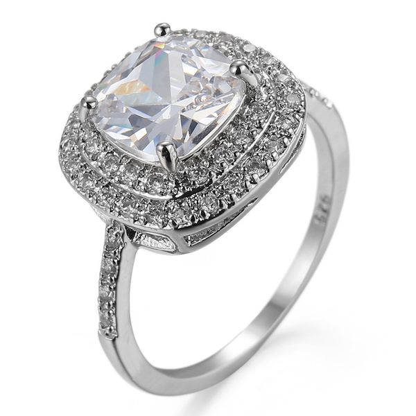 

2018 foreign trade hot new rings crossborder wish popular zircon jewelry quick sale through the supply of jewelry manufacturers
