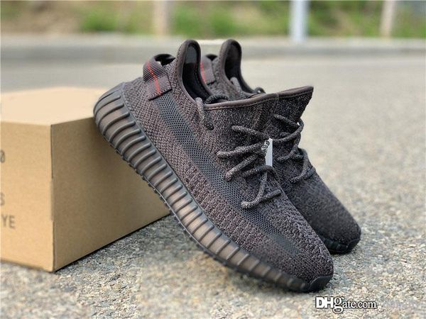

high v2 black 3m reflective mens womens running shoes yeezreel yecheil citrin cloud white glow kanye west designer trainers sports sneaker