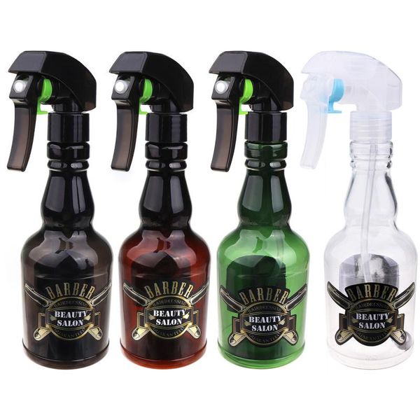

storage bottles & jars 4 colors 280ml empty refillable durable plastic hair mist barber hairdressing salon watering bottle sprayer styling t