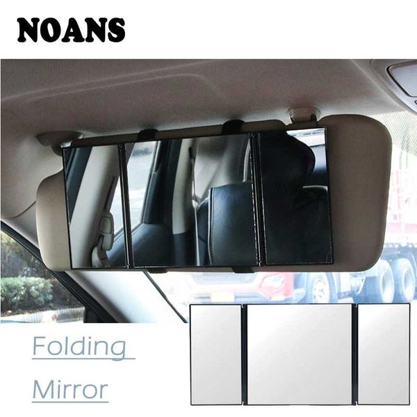 

noans universal car interior sun visor tri-fold folding mirror portable for juke tiida mondeo