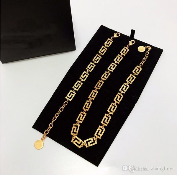 

2020 new european and american exaggerated retro human head bracelet personalized exaggerated retro necklace necklace ing, Gray