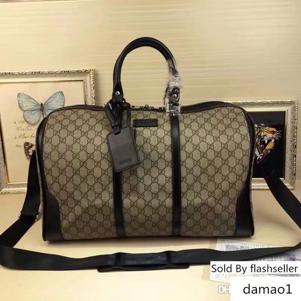 

large capacity women travel bags classical designer men shoulder duffel bags carry on luggage(45*27*24)406380