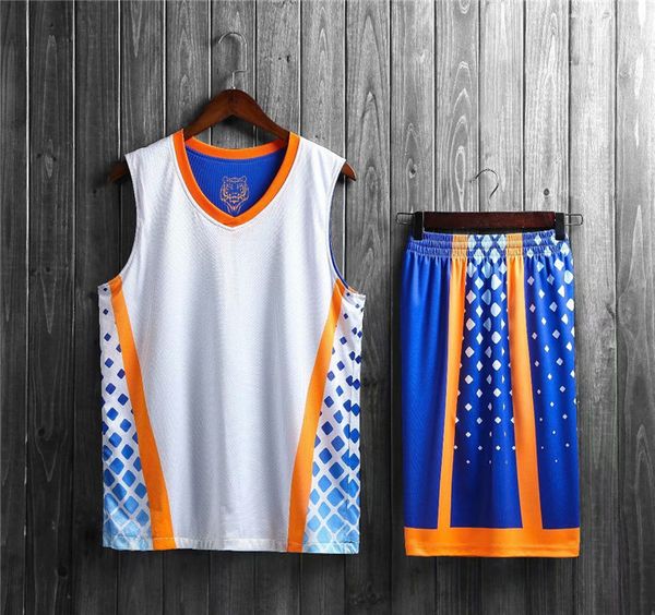 

new style basketball uniform sets sports jersey for men 13, Black;red
