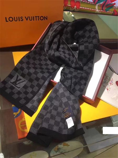 

wholesale brand fashion autumn and winter wool scarf men scarf men's fashion scarf knitted soft cashmere 180*30cm, Blue;gray