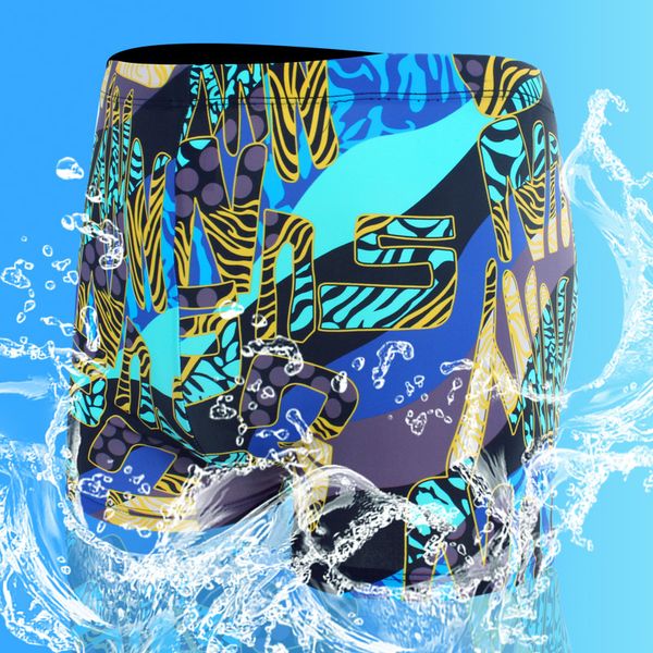 

beach fashion korean-style quick-dry 3d digital direct injection chinlon printed men boxer swimming /30