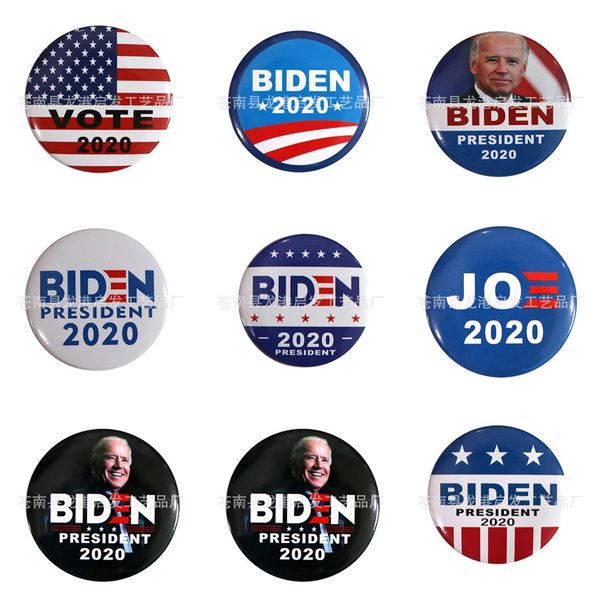 

star biden badge flag lapel pin flag biden badge lapel pins biden badges brooch xy0133 #755, Silver