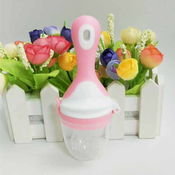 

assisted food soother nonslip portable bright color nipple silicone daily soft fruit pacifier baby feeding balanced diet