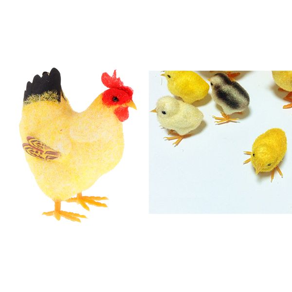 

artificial foam blocking chick hen sculpture modern garden yard ornament decoration