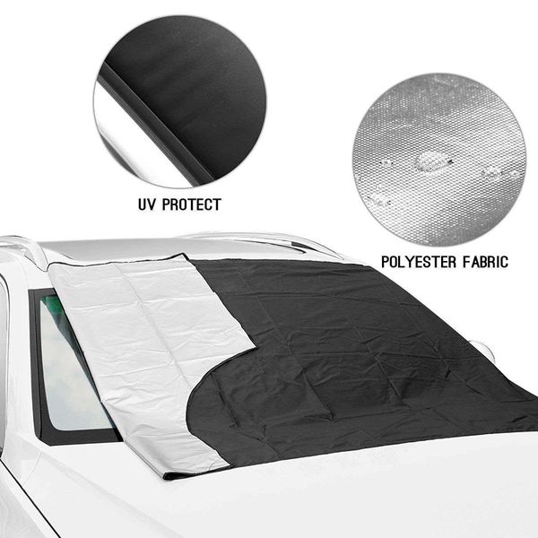 

universal car windscreen cover automobile sunshade shield anti snow frost ice shield dust protector winter windscreen cover
