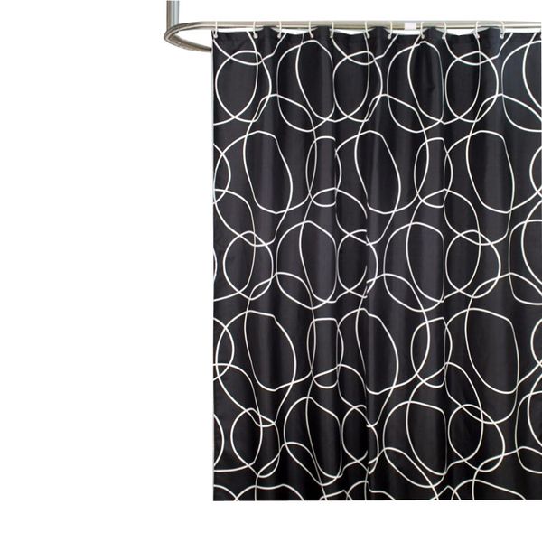 

washable bathroom curtain shower curtain polyester bathroom sn home decoration 180x180cm