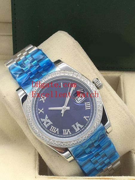 

8 the new sell watches 36 mm 126203 126234 126233 116234 two tone gold date roman dial asian 2813 automatic movement wat, Slivery;brown