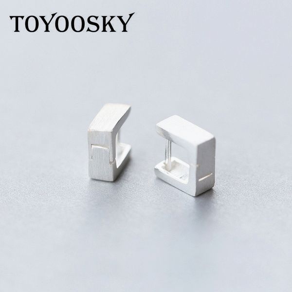 

fashion s925 silver clip on earrings geometry square earrings ear clip for women