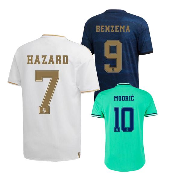 

19 20 Real madrid football Jersey Benzema JOVIC MILITAO Modric Ramos Bale HAZARD 2019 2020 Player version Soccer shirt