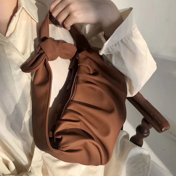 

designer 2020 new fold wild cloud bag temperament banquet lady style portable underarm casual bag shoulder crossbody handbags