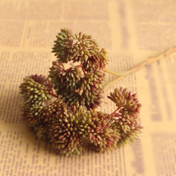 

simulated flower single branch mini rice fruit micro landscape decor simulation succulents flower living room placing plants