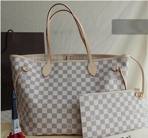 

lv louis vuitton monogram leather oxidate neverfull mm gm women totes with pouch shopping shoulder bag