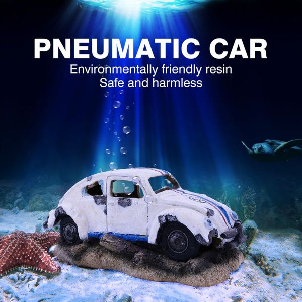 

resin home aquarium retro ornament oxygen pump air bubbler stone for aquarium fish tank decorations white