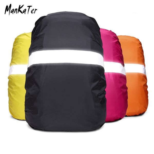 

mankater 30l-50l reflective camouflage waterproof dustproof sunscreen lightweight backpack rain cover drawstring mouth