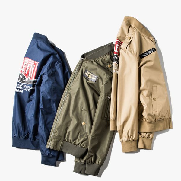 

мужские дизайнерские ветра куртка большой размер одежда повседневная военная прилива инструмент мужчины, Black;brown