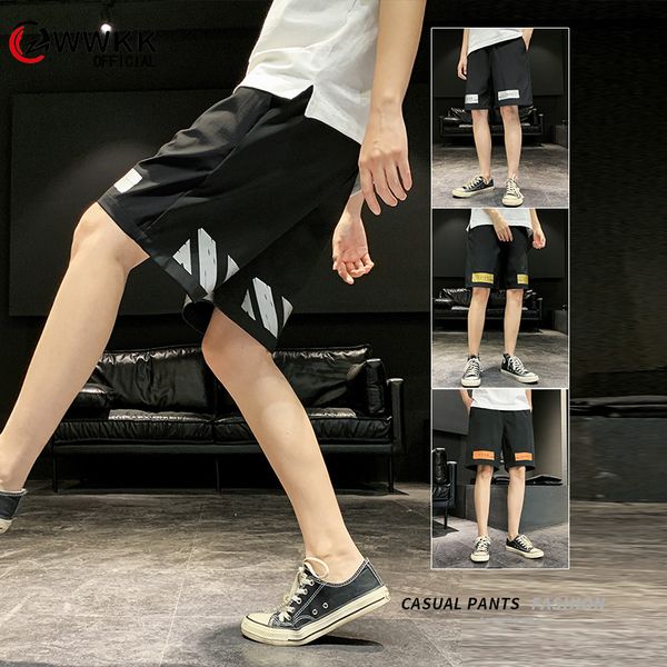 

2020 summer casual shorts men fashion style man shorts bermuda beach breathable beach boardshorts men sweatpants, White;black