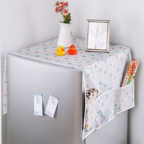 

refrigerator organizer peva er bag dust covers fridge storage bags 130*55cm 1pcs refrigerator cover waterproof