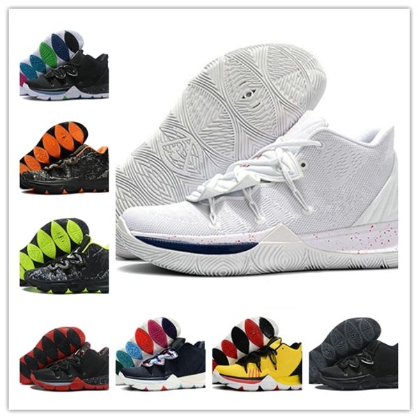 

New Hot Kyrie V 5 Black Magic Mens Basketball Shoes Irving 5S Zoom Sport training Sneakers High Ankle size 40-46