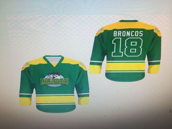 2020 Custom Humboldt Broncos Jerseys 