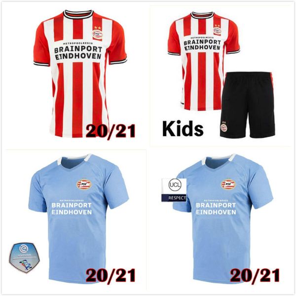

2020 ac milan ibrahimovi men + kids 20 21 psv eindhoven soccer jersey 2020 2021 football shirt malen camisa de futebol ihattaren dumfries ga, Black;yellow