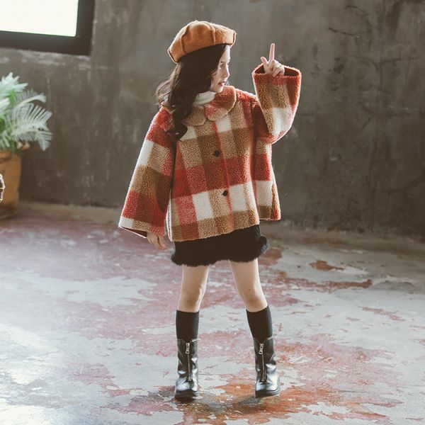 

baby girl пало кђѬки епла оен зима длиннм Ѭђкавом fashion girl еплй lamb веѬн о, White