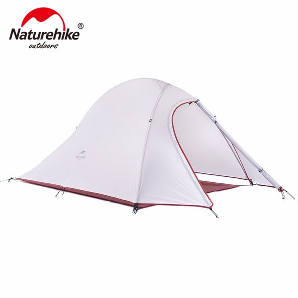 

naturehike waterproof camping tents 1-2 person travel hiking outdoor silicone tents double layer aluminum rod ultralight tent