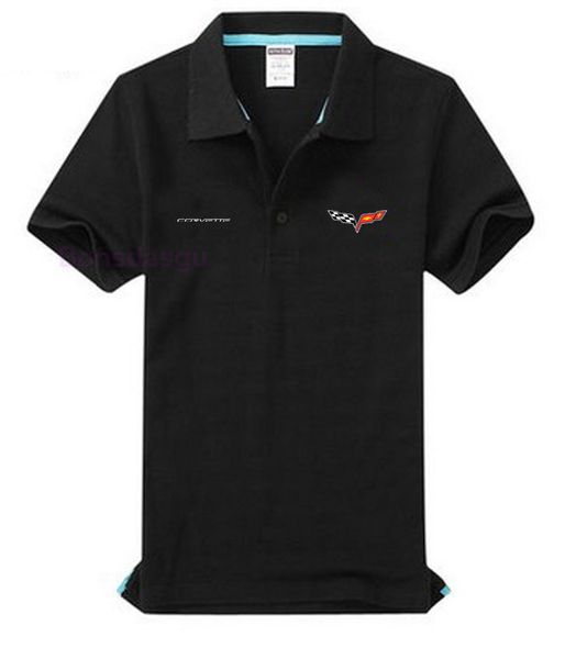 

Chevrolet corvette Brand clothing New Men Shirt Men Casual solid women shirt Short Sleeve