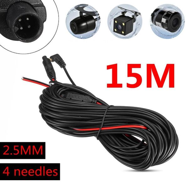 

10/15m four needles recorder rear view mirror extension cable for car reversing camera