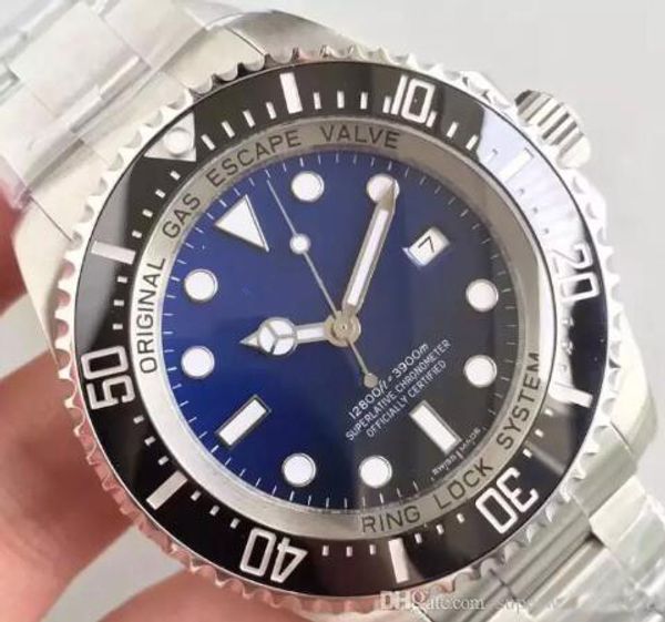 

Горячая распродажа мужчины часы море-жительница керамические 44 мм безель из нержавеющей стали 116660BKSO автоматический D-синий Кэмерон дайверские мужские наручные часы