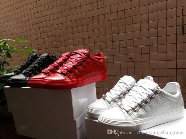 

name brand arena shoes man casual sneaker red fashion designer high sneaker black white party shoes trainer size 38-46