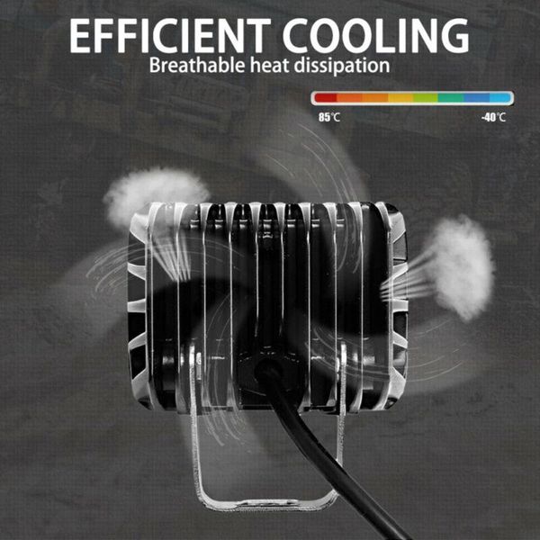 

square led work light driving 48w waterproof 121 degrees with mounting bracket