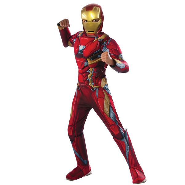 

3 nano iron man children's fantasy cosplay costume comic movie carnival holiday party purim halloween, Black;red