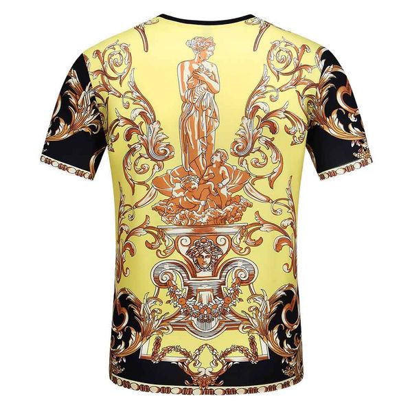 

medusa mens designer hoodie luxury fashion brand logo trend t shirts street hip hop color digital printing custom vibrant summer t-shirt new, White;black