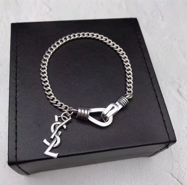 

2019 brand de igner terling ilver yl chain bracelet fit european charm bracelet for women luxury jewelry ly