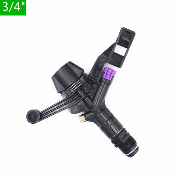 

5pcs 3/4" impact sprinkler rotary double nozzle micro jet irrigation gardening watering lawn spraying spray accessories p108