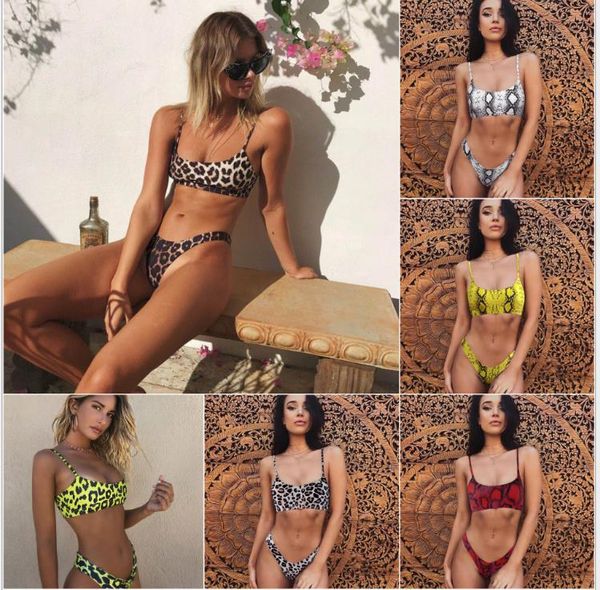 

сексуальное леопардовое бикини европейских и американских блокбастер ladies'separated купальников собрались