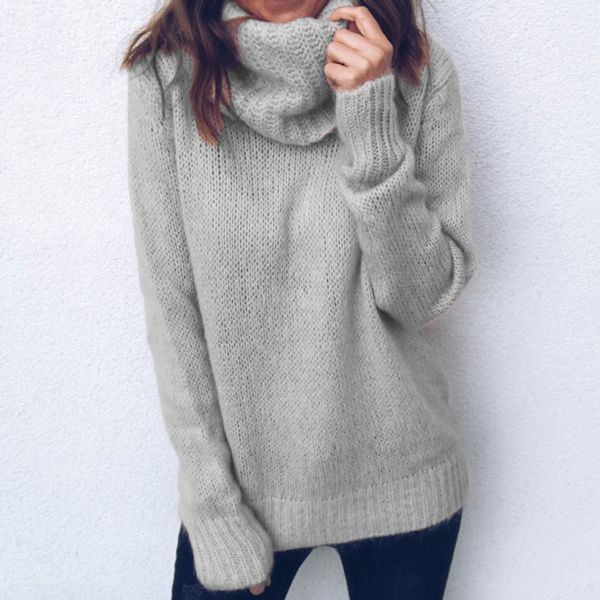 

2019 new turtleneck women sweater casual winter warm female thick christmas sweaters knitted pullover mohair, White;black